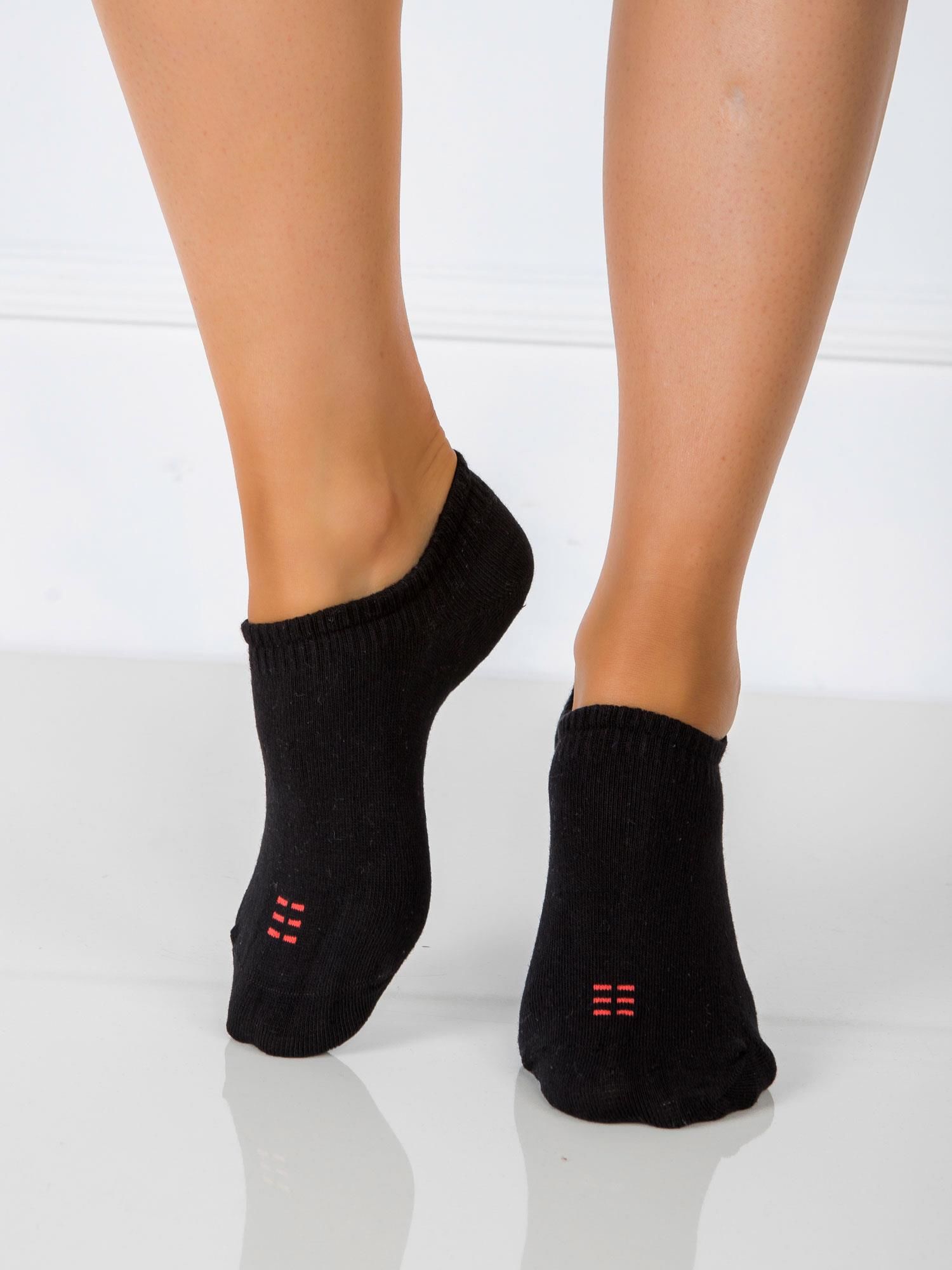 Čierne členkové ponožky