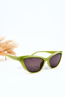 Zelené slnečné okuliare mačacie oko V090169