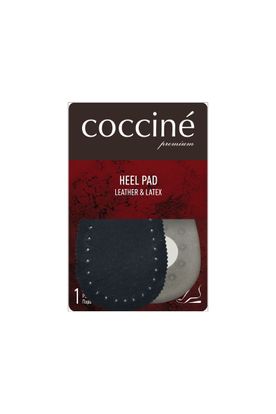 Latexové čierne kožené vložky pod podpätky Coccine HEEL PAD