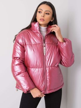 Aspen Sublevel tmavo-ružová lesklá zimná bunda