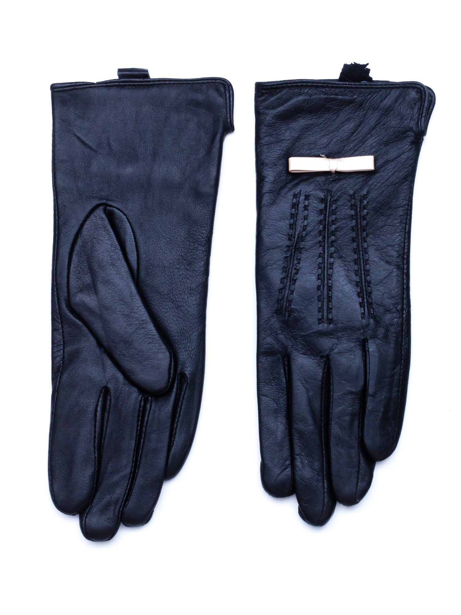 Dámske čierne rukavice - M