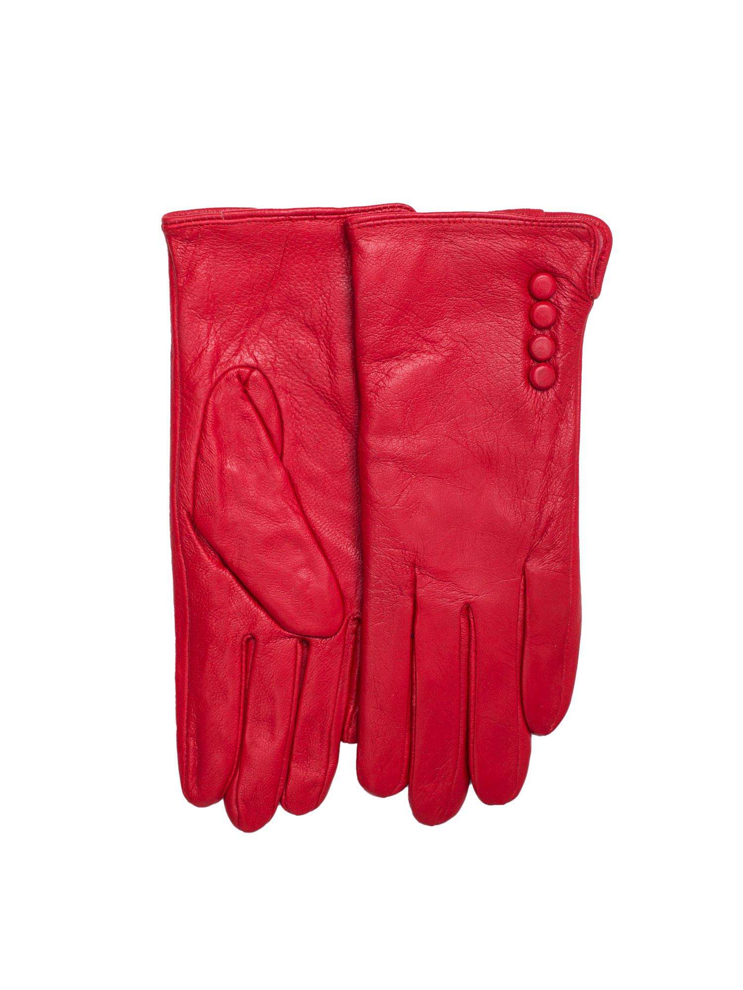 Dámske červené rukavice - M